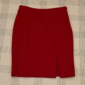 Ann Taylor Vibrant Red Mini Skirt